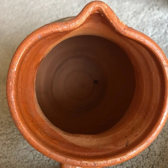 Antique Romanian Pottery Vase - Picture 2 of 4